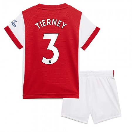 Billiga Fotbollströjor Arsenal Kieran Tierney 3 Barn Hemma tröja 2021/22 Kortärmad 